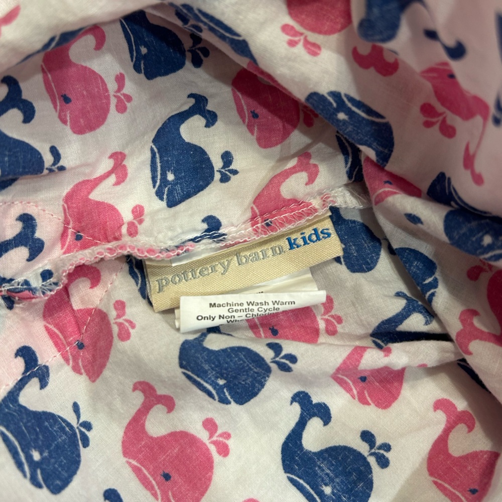 Pottery Barn Kids Whale Print Cotton Swim Cover-Up
Tunic 2-3t - Picture 3 of 4